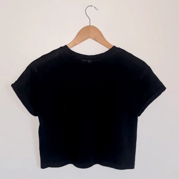 Divided H&M Black Crop Top - Picture 2 of 4